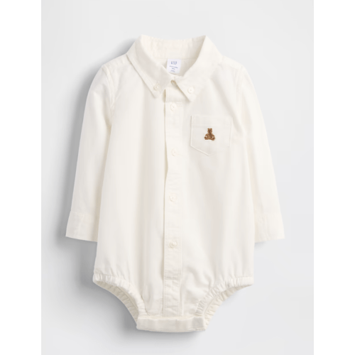 Baby Oxford Bodysuit 0-3 Months