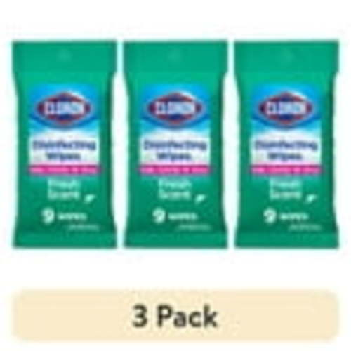 Clorox Disinfecting Wipes on the Go Bleach Free Travel Wipes, Fresh Scent, 9 Count