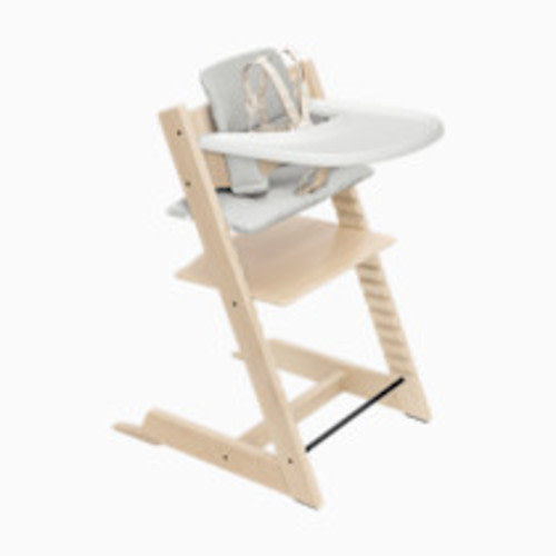 Stokke Tripp Trapp High Chair Complete² - Natural/Nordic Grey/White Tray
