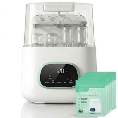 Kmaier All in One Baby Bottle Care Machine Wash,Sanitize And Dry