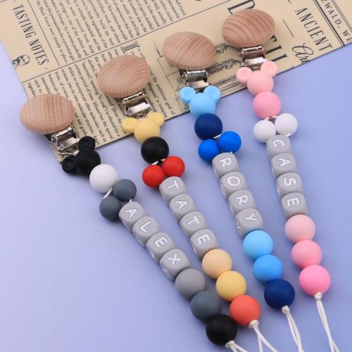 Custom Mickey Mouse Pacifier Clip, Personalized Name, Baby Shower Gift, Boy Girl Baby Gift, Must-Have Baby Accessories for New Parents