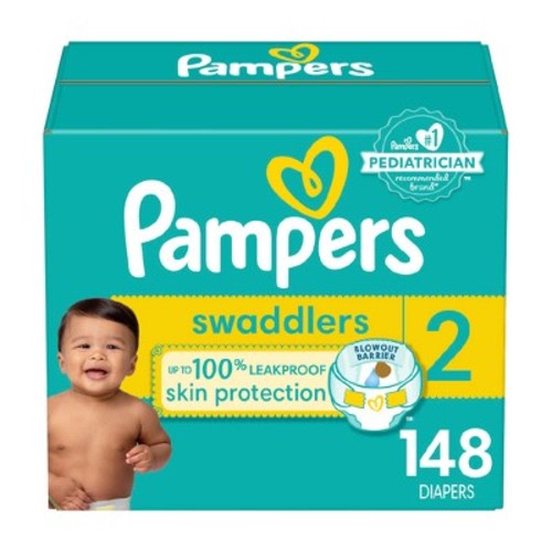 Pampers Swaddlers Active Baby Diapers - (Select Size and Count), Size: 2