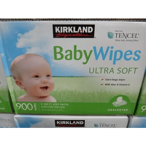 Kirkland Baby Wipes Unscented, 100 Count (Pack of 9)