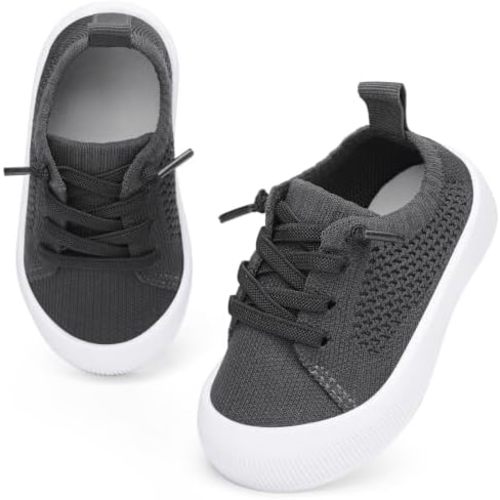 BACSAC Baby Toddler First Walker Walking Shoes for Boys Girls 6-36 Months