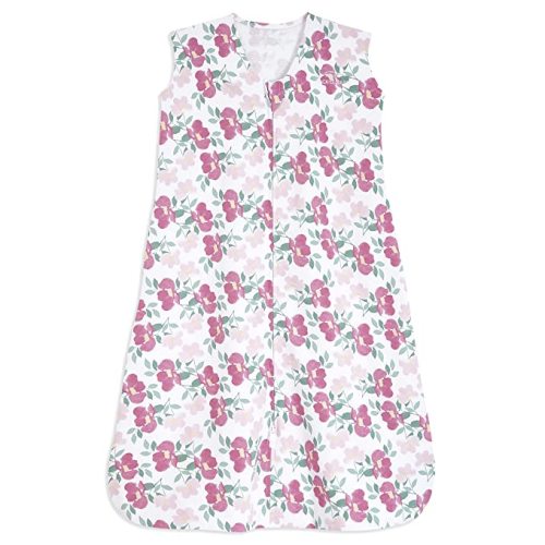 HALO SleepSack, 100% Cotton Wearable Blanket, Swaddle Transition Sleeping Bag, TOG 0.5, Stems, Medium, 6-12 Months