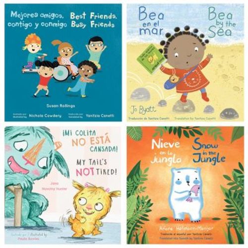 Child's Play Books Library Bilingual Books, Set of 4