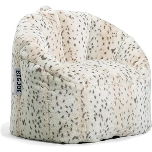 Big Joe Milano Super Soft Leopard Beanbag Chair