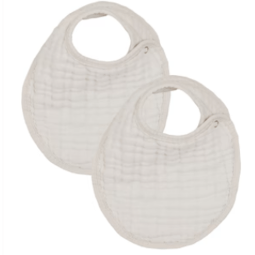 Cloud Muslin™ Bib 2 Pack - Grey