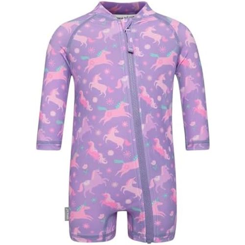 JAN & JUL Long Sleeve 1-pc UV Jumpsuit Rash Guard (Baby, Toddler)