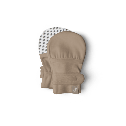 STAY ON MITTS | SANDSTONE — Bamboo Organic Cotton Blend