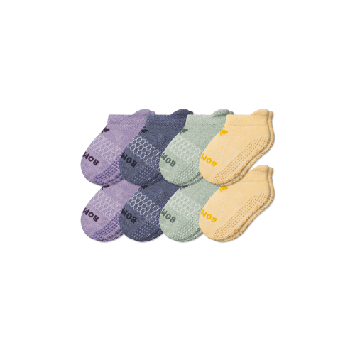 Toddler Gripper Ankle Sock 8-Pack