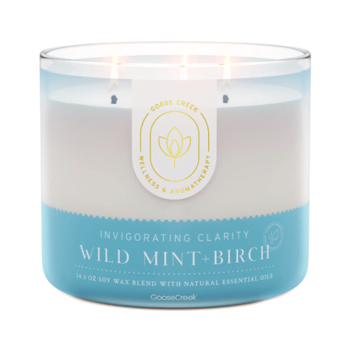 Wild Mint & Birch Aromatherapy 3-Wick Candle