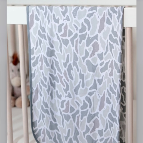 Baby Swaddle - White Camo – BURLEBO
