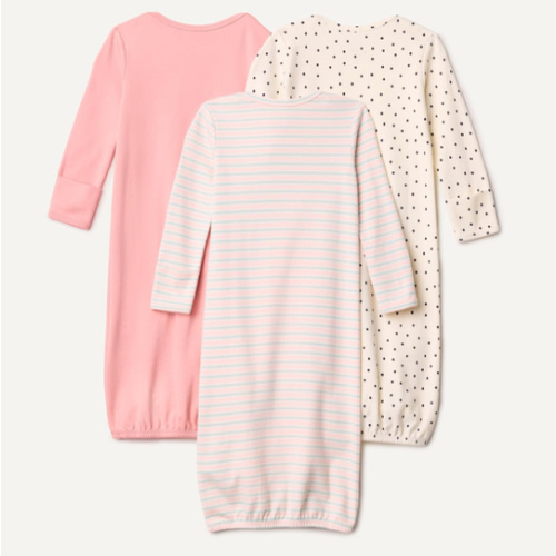 Amazon Essentials Unisex-Baby Long Sleeve Sleeper Cotton Gown