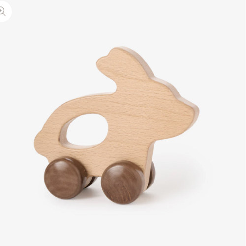 Wooden Push Toy Bunny – Elegant Baby