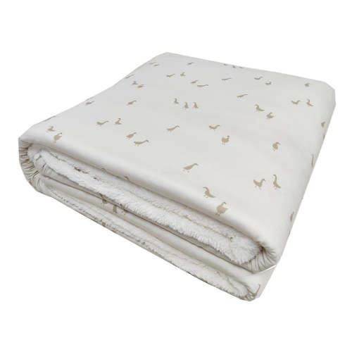 Silly Goose Fuzzy Bamboo Blanket