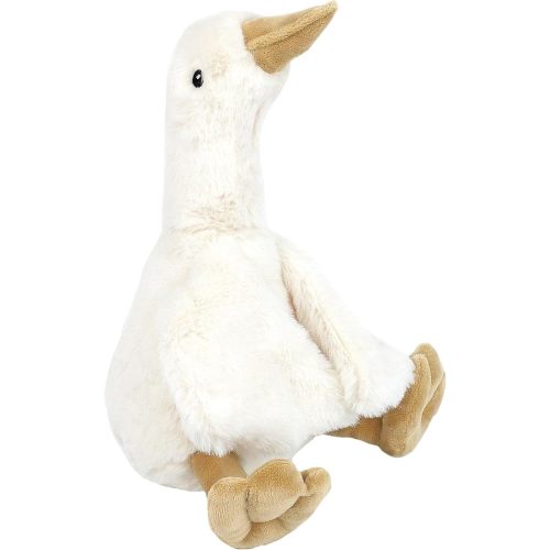 MON AMI Cream PRU Goose 12-Inch Stuffed Animal for Boys & Girls | Soft Goose Plush Toy with Weighted Base | Storytime Companion | Nursery Décor for All Ages