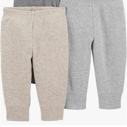 Simple Joys by Carter's Unisex Baby 3 Pack Thermal Pants