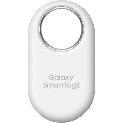 Samsung Galaxy SmartTag2, Bluetooth Tracker, Smart Tag Tracking Device, Item Finder for Keys, Wallet, Luggage, Pets, Use w/ Phones and Tablets Android 11 or Later, 2023, 1 Pack, White