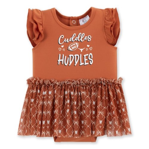 Texas Longhorns ZooZatz Girls Infant Onesie Dress - Texas Orange