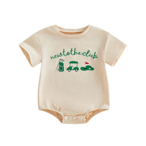NEW TO THE CLUB Golf Onesie - Hazel & Bo