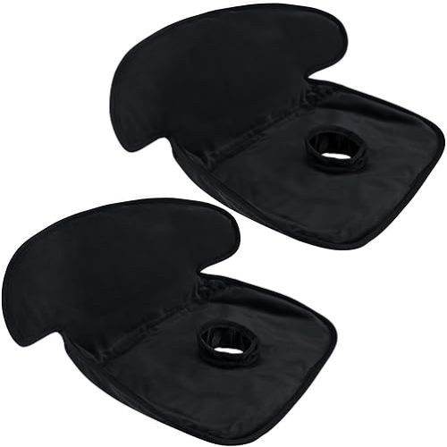 INFANZIA Dry Seat, Car Seat Protector Waterproof Carseat Liner Potty Training Toddlers, Baby and Infants, Piddle Pad for Carseats Strollers (Black, 2 Packs
