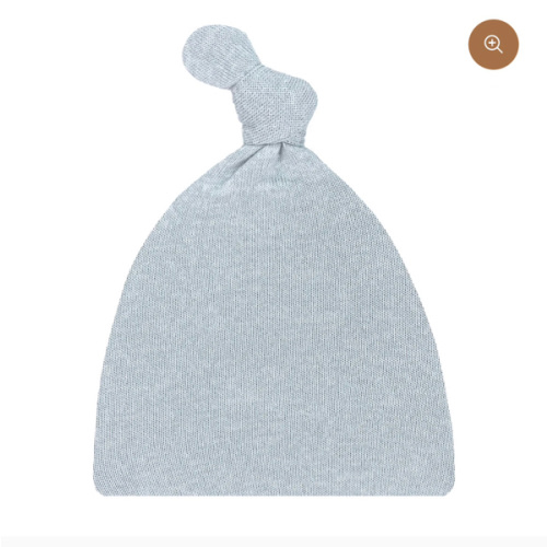 Miller Plush Knit Top Knot Hat