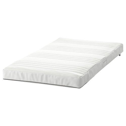 JÄTTETRÖTT Pocket spring mattress for crib - white 70x132 cm (27 1/2x52 ")