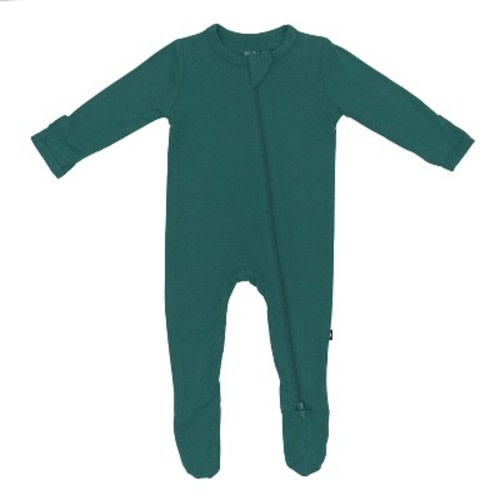 Kyte Baby Zippered Footie in Emerald Emerald 0-3 Months