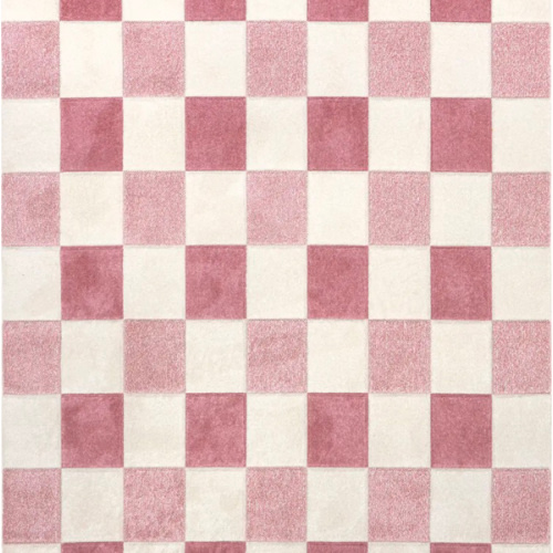 Alexie Two-Tone Checkered Rug | Pink – Rugs USA
