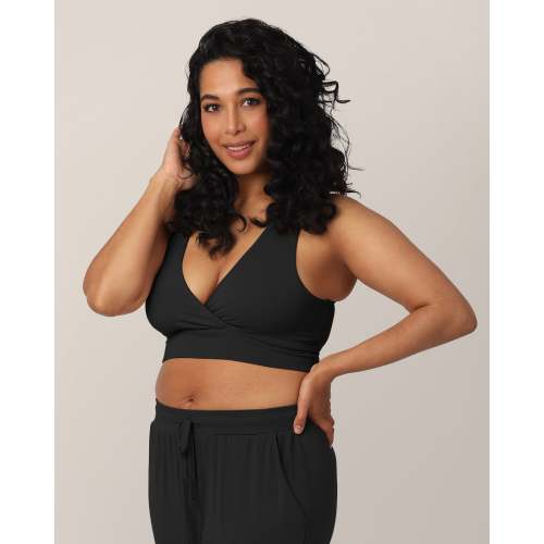 French Terry Racerback Nursing & Sleep Bra | Grey Heather - Kindred Bravely