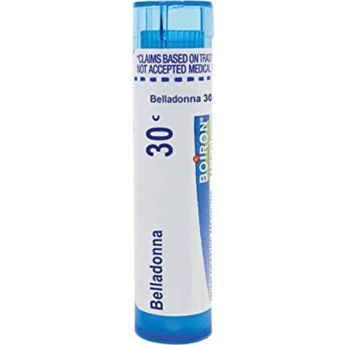 Boiron Belladonna 30C Homeopathic Medicine for Fever - 80 Pellets