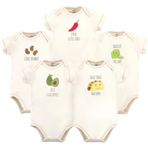 Touched by Nature Unisex Baby Organic Cotton Bodysuits