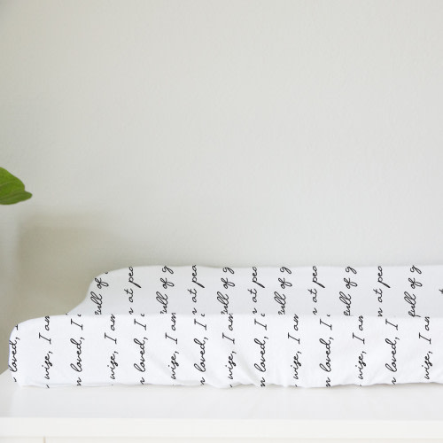 Goumi Kids Organic Cotton Changing Pad Cover - You Are Loved