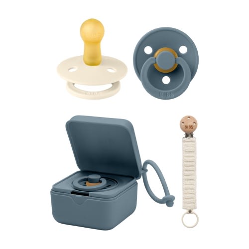 Pacifer, Pacifier Box & Pacifier Clip Set