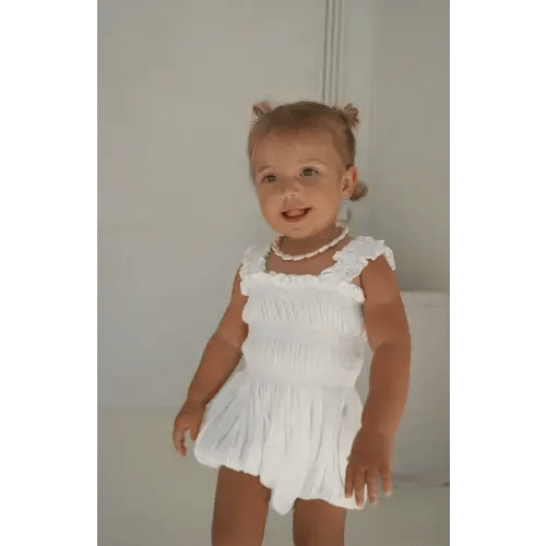 BOBBIE ROMPER - WHITE