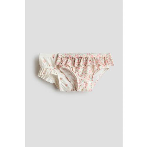 2-PACK RUFFLE-TRIMMED SWIM BRIEFS