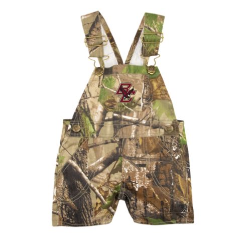 Boston College Eagles Camo Short Leg Overall | College Baby