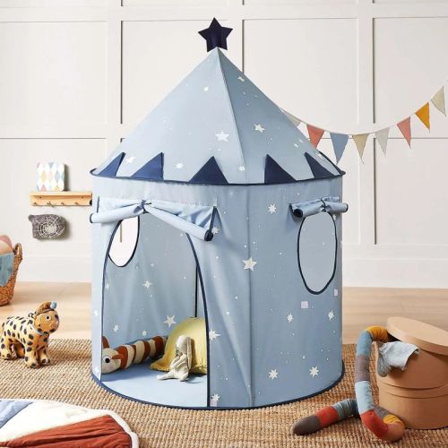 Tiny Land® Kids Tent – Starry Blue Indoor Tent for Toddlers