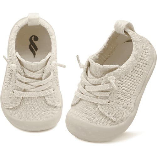 Barerun Baby Knit Breathable Non-Slip Comfortable Walking Shoes for Newborns