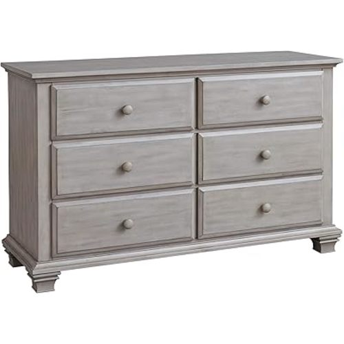 Oxford Baby Kenilworth 6 Drawer Dresser, Stone Wash