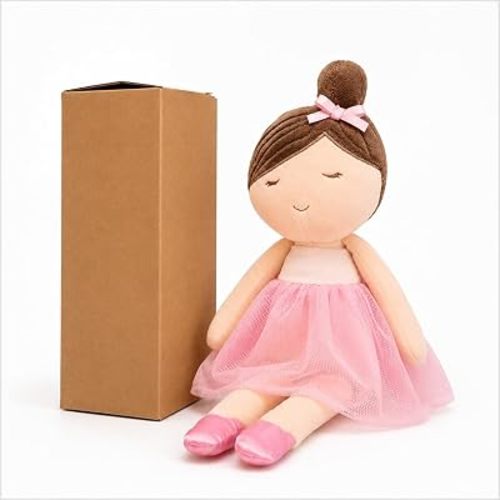 FLUFFYFUN Baby Doll Soft Ballerina Doll Plush 12" (Girl)