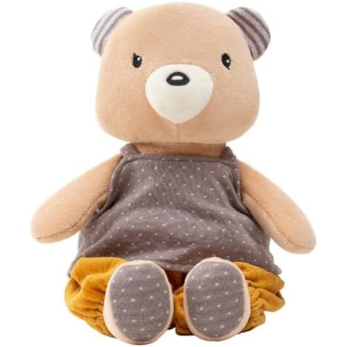 7" Plush Bear Stuffed Animals Organic Cotton Plush Toys for Baby