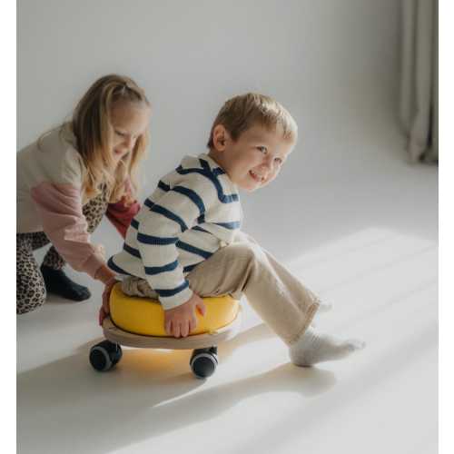 Stapelstein Balance Board, Wooden Roller, Movement Add-On