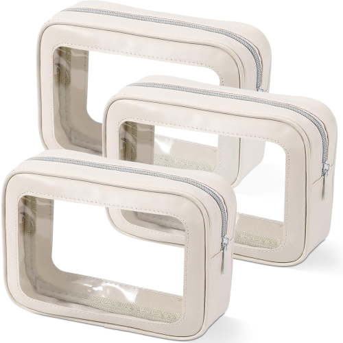 5PCS Diaper Bag Organizer Pouch Set, TSA Approved Toiletry Bag,Clear Waterproof TPU Makeup Bag Set Travel Organizer Bags for Women and Kids,Mothers Day Gifts
