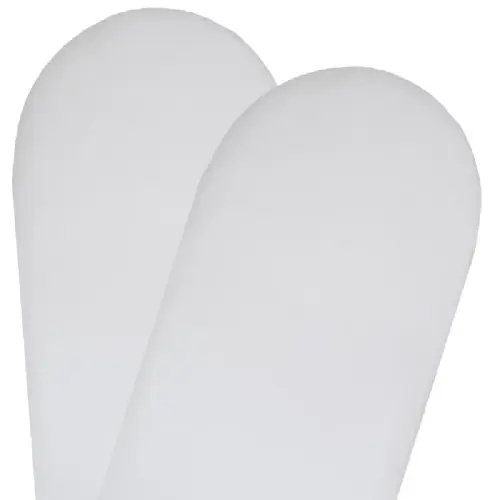 Living Textiles Jersey Moses/Pram Fitted Sheet White 2 Pack | Baby Bunting AU