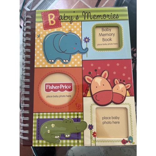 Baby First Years Memory Book Fisher Price Holds Multiple Photos 30 Pages