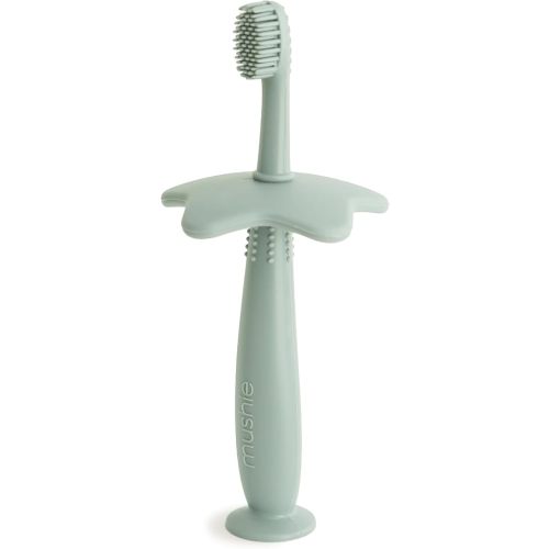 mushie Star Toddler Training Toothbrush (Cambridge Blue)