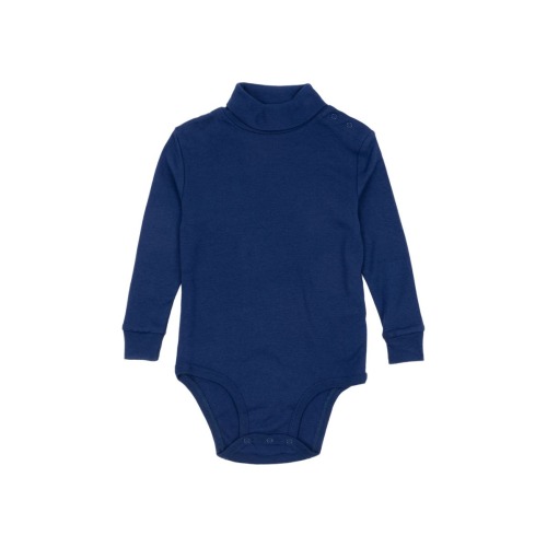 Baby Turtleneck Bodysuit, Cotton Long Sleeve