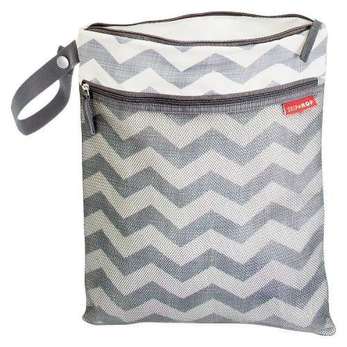 Skip Hop Grab and Go Wet/Dry Diaper Bag - Chevron